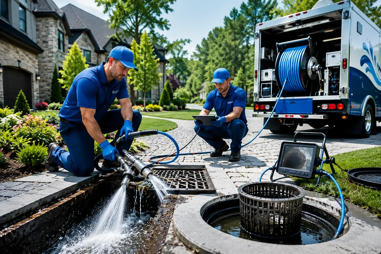 Local outdoor drain cleaning professionals in Lewis Center, OH