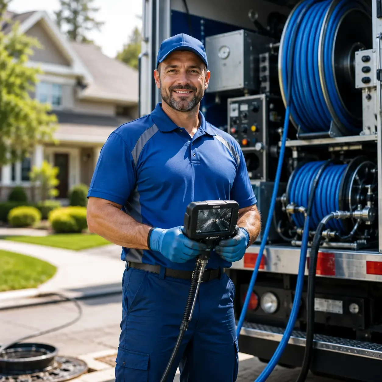 Local outdoor drain cleaning specialists in Lewis Center, OH